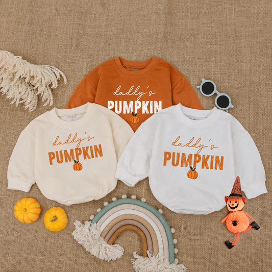 Pumpkin Baby Romper: Thanksgiving & Halloween Baby Outfit Gift