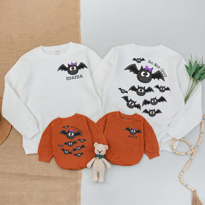Matching Halloween Bat Sweaters for Family, Babies & More  