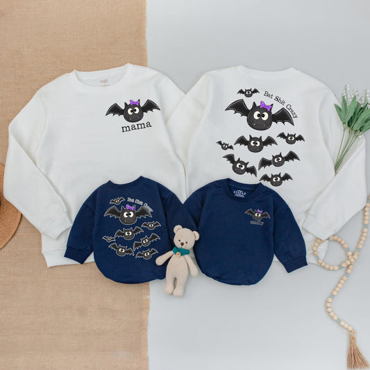Matching Halloween Bat Sweaters for Family, Babies & More  