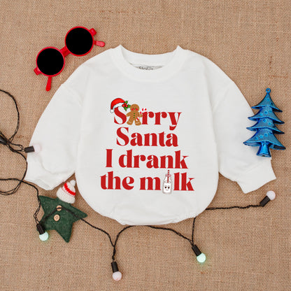 Santa Baby Romper: Christmas Gift, Cozy Infant Outfit, Holiday Fun!