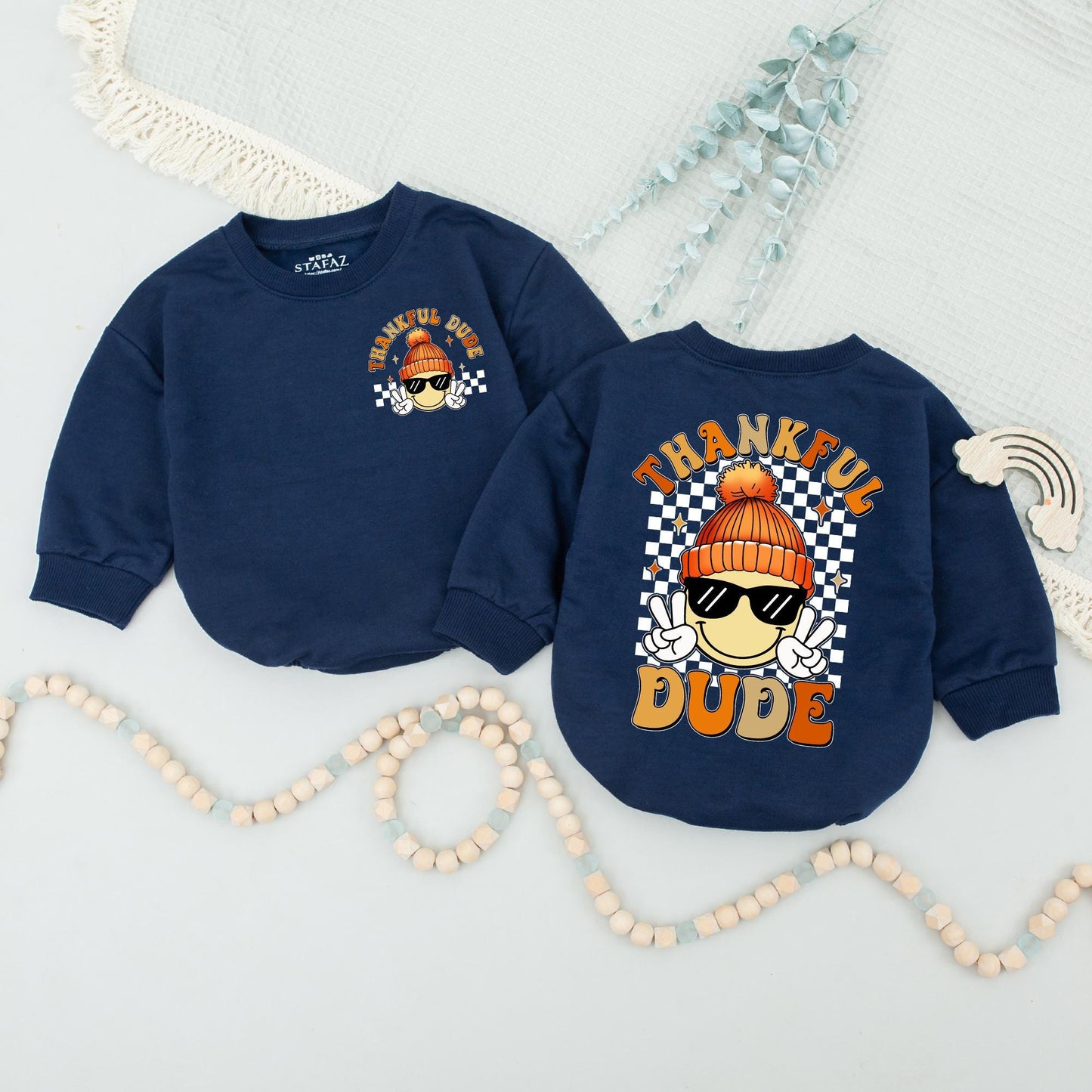 Retro Mama & Me Thanksgiving Sweaters: Cute Fall Matching Outfits