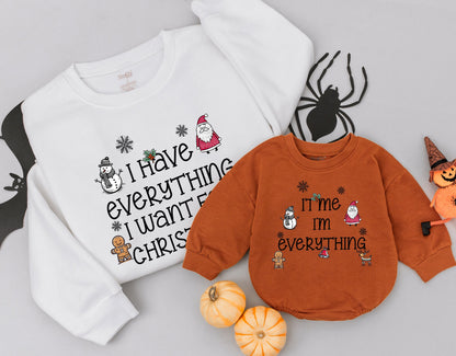 Matching Christmas Sweaters for Mom and Baby – Holiday Romper Gift