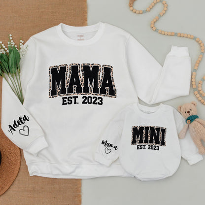 Mom and Me Cheetah Sweaters: Cute Fall Outfits & Baby Bodysuits