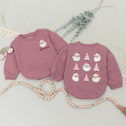 Cozy Matching Family Christmas Sweaters: Custom Santa Shirts