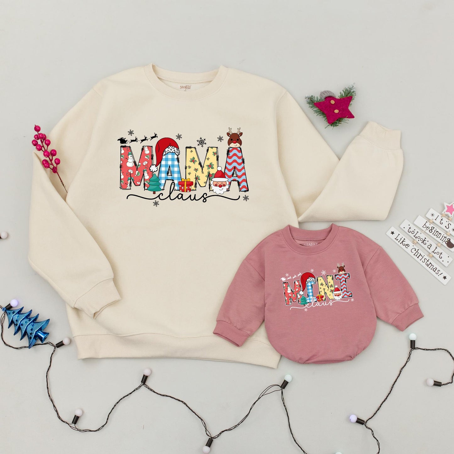 Festive Family Matching Shirts: Custom Christmas Sweaters for All