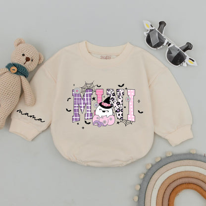 Spooky Mama & Mini Sweatshirt Set: Retro Pumpkin Fall Family Gift