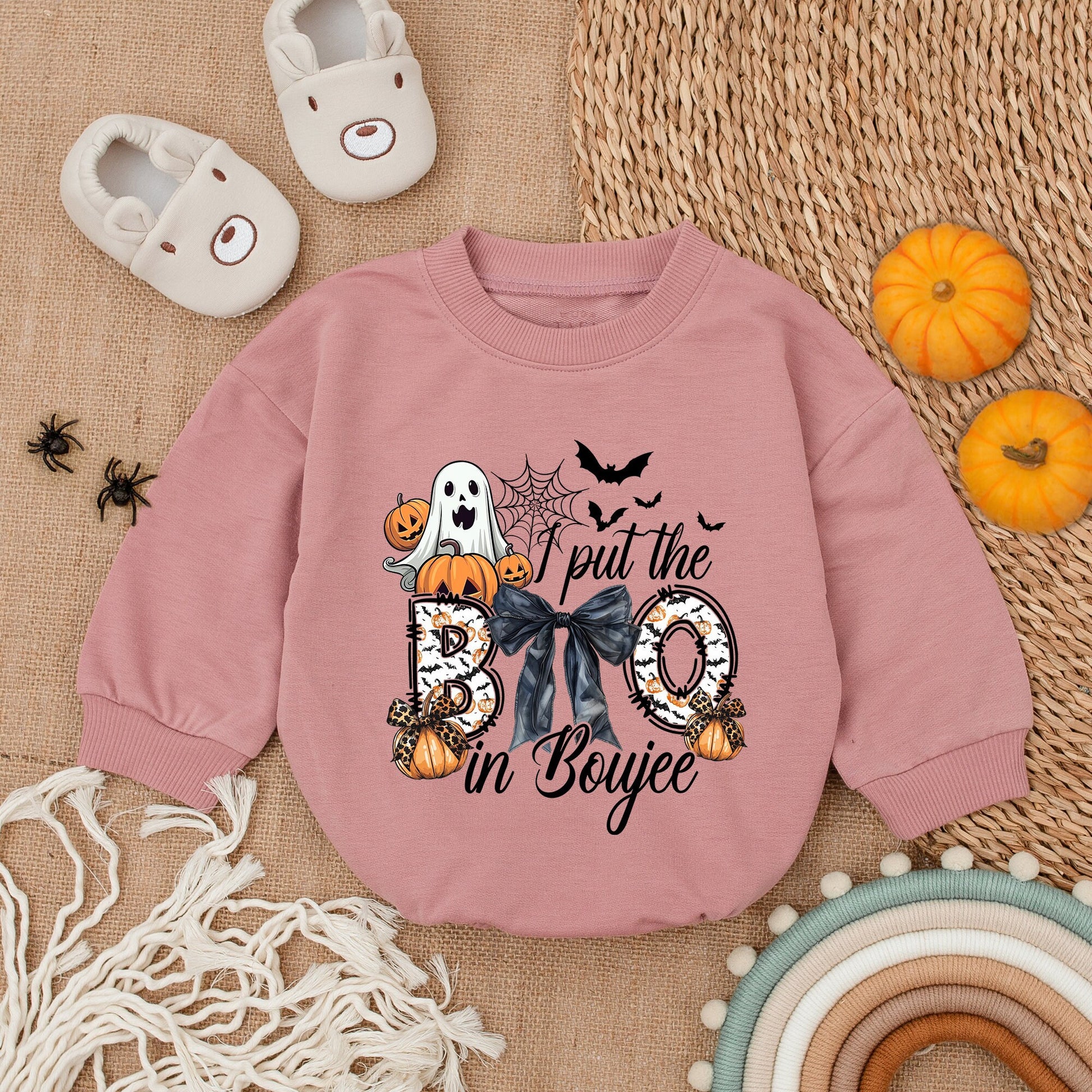 First Halloween Pumpkin Romper - Cute Baby Bodysuit & Gift Idea