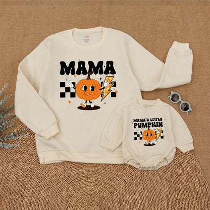 Pumpkin Patch Matching Outfits: Mommy & Me Fall Sweatshirts Set