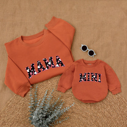 Matching Mama & Mini Spooky Sweatshirt: Halloween Family Outfits