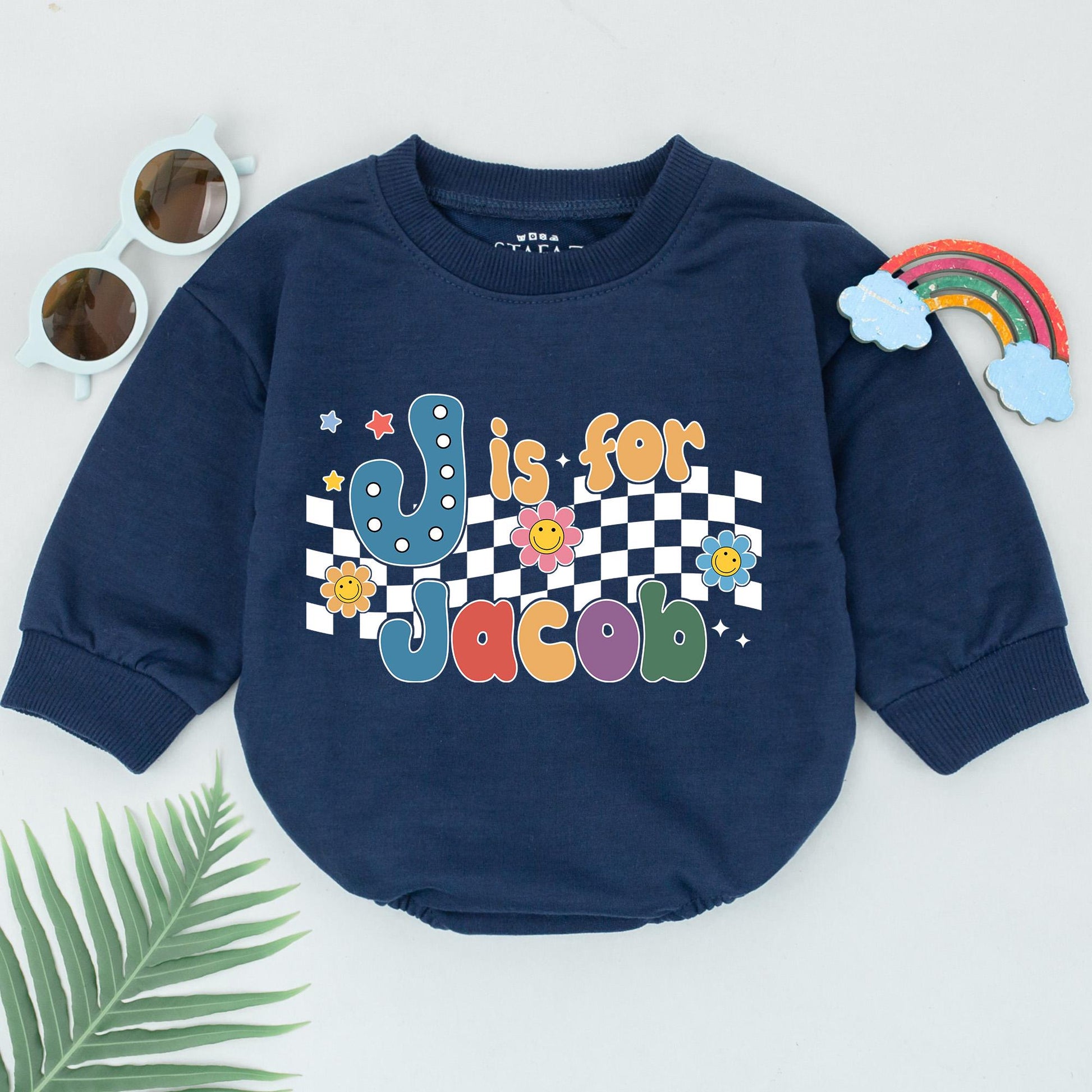 Custom Baby Bubble Romper: Birthday, Spring Gifts for Girls/Boys