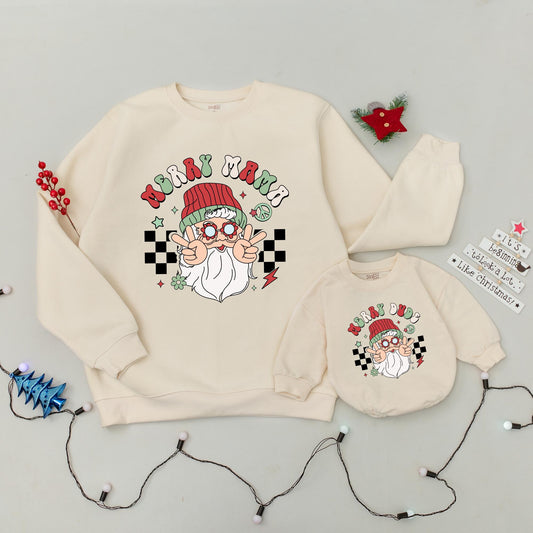 Festive Family Sweaters: Merry Mama & Dude, Custom Christmas Shirts