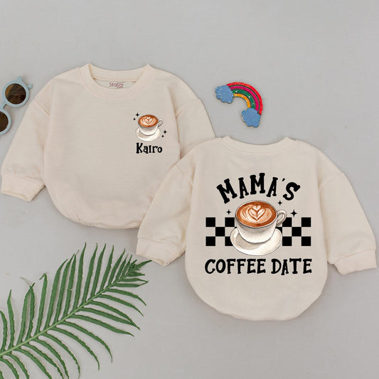 Matching Mommy & Me Romper, Personalized Baby Girl Outfit Gift