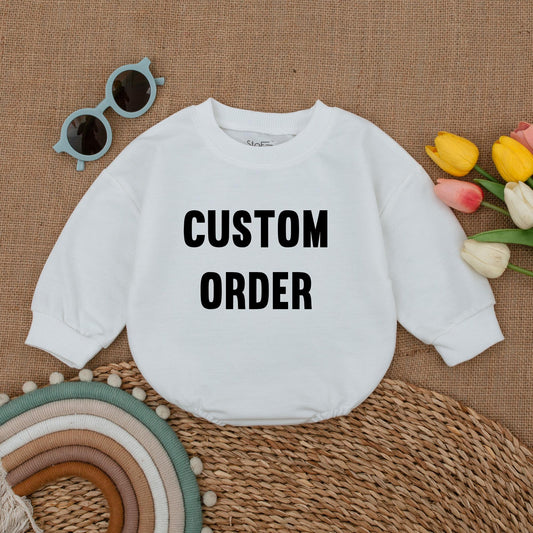 Personalized Newborn Romper, Custom Baby Bodysuit, Unique Baby Gift