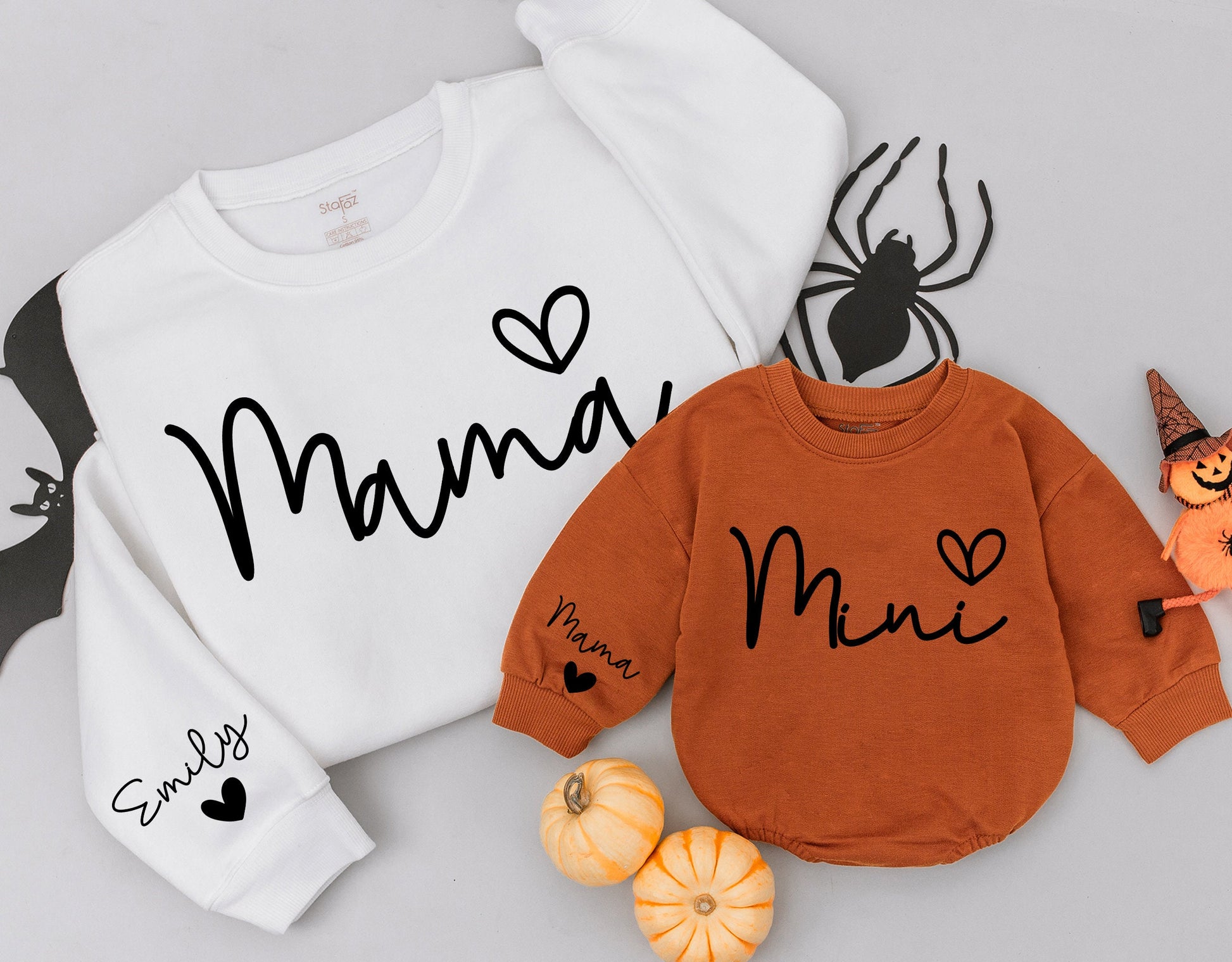 Matching Mom and Baby Sweatshirt Set, Christmas Family Outfit Gift