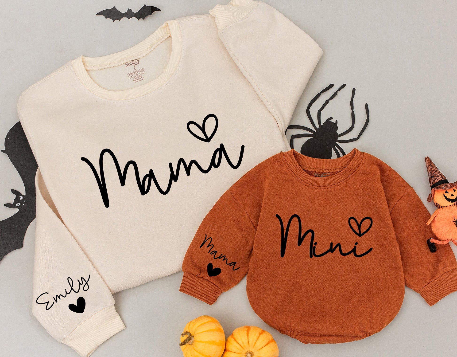 Matching Mom and Baby Sweatshirt Set, Christmas Family Outfit Gift