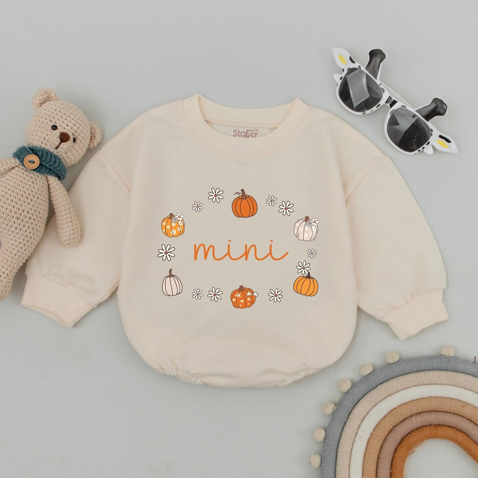 Thanksgiving Matching Pumpkin Sweatshirt Set | Mama & Mini Fall Outfit