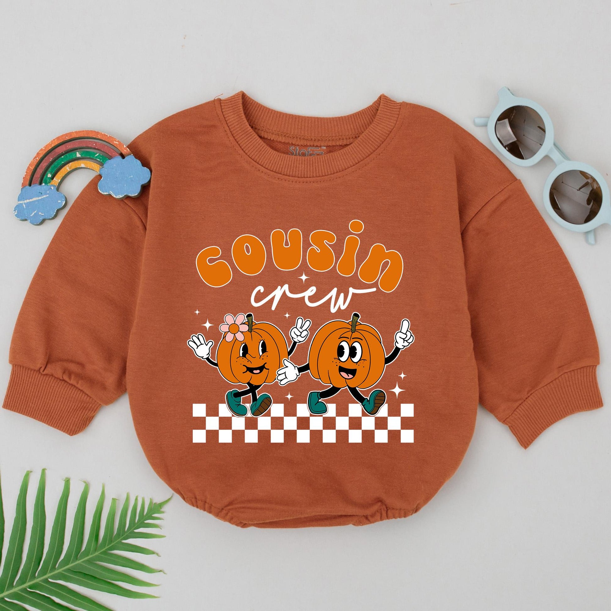 Custom Pumpkin Romper for Newborns – Fall & Thanksgiving Baby Gift