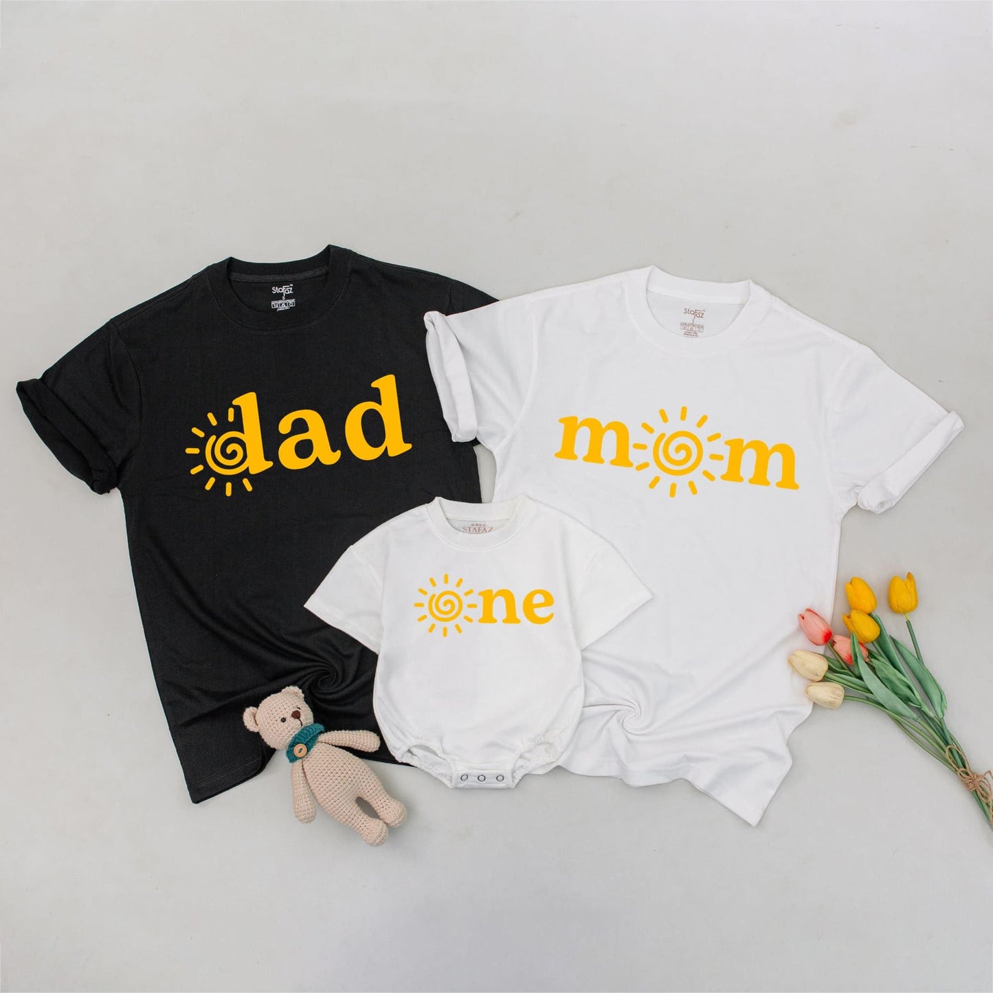 Sunshine 1st Birthday Family Tees: Celebrate First Trip Around Sun