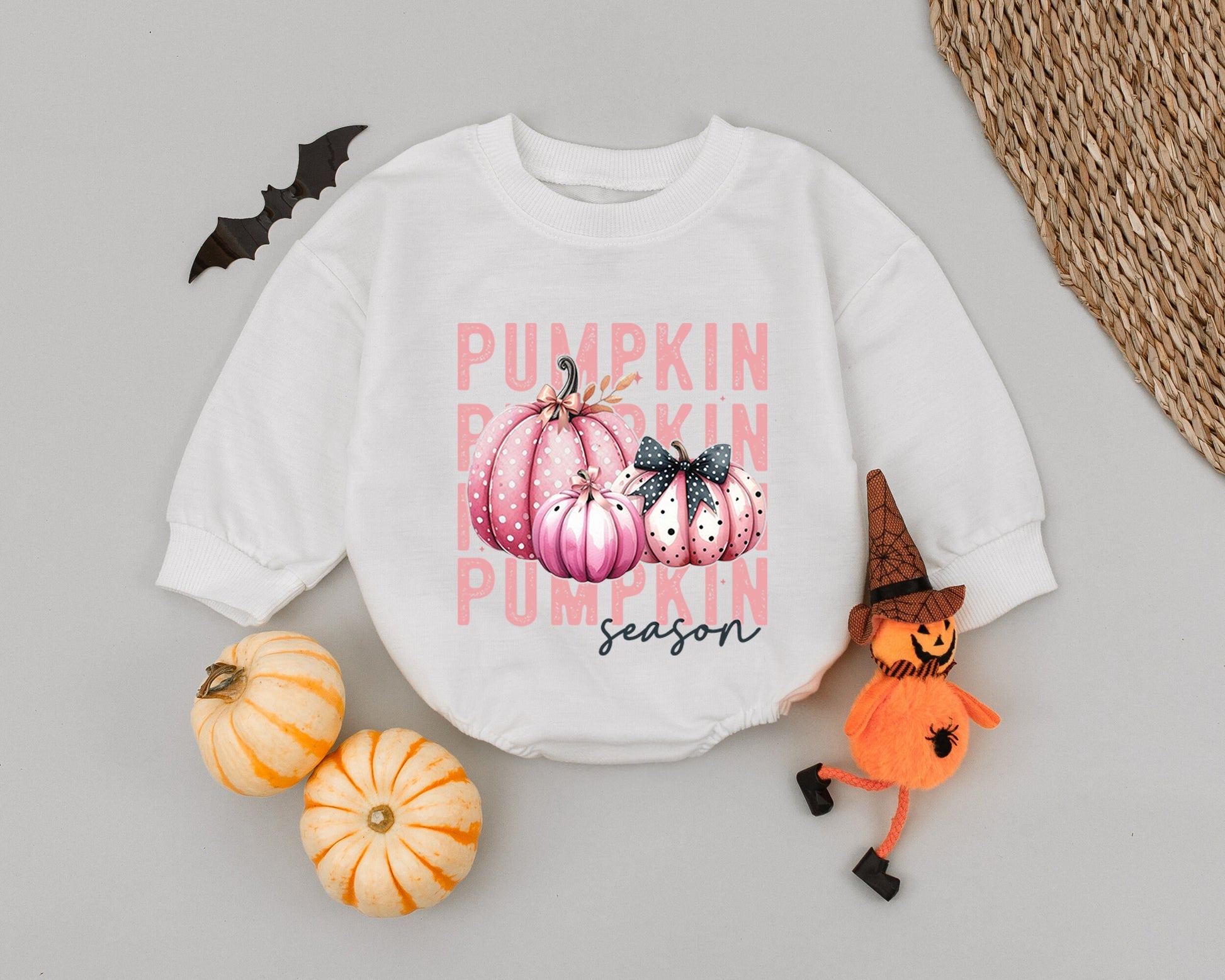 Adorable Fall Pumpkin Baby Romper - Newborn Autumn Clothes Gift