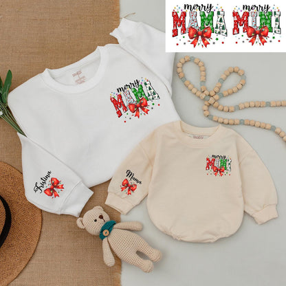 Matching Family Christmas Outfits: Mama & Me Sweater Set