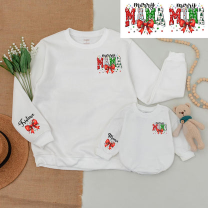 Matching Family Christmas Outfits: Mama & Me Sweater Set