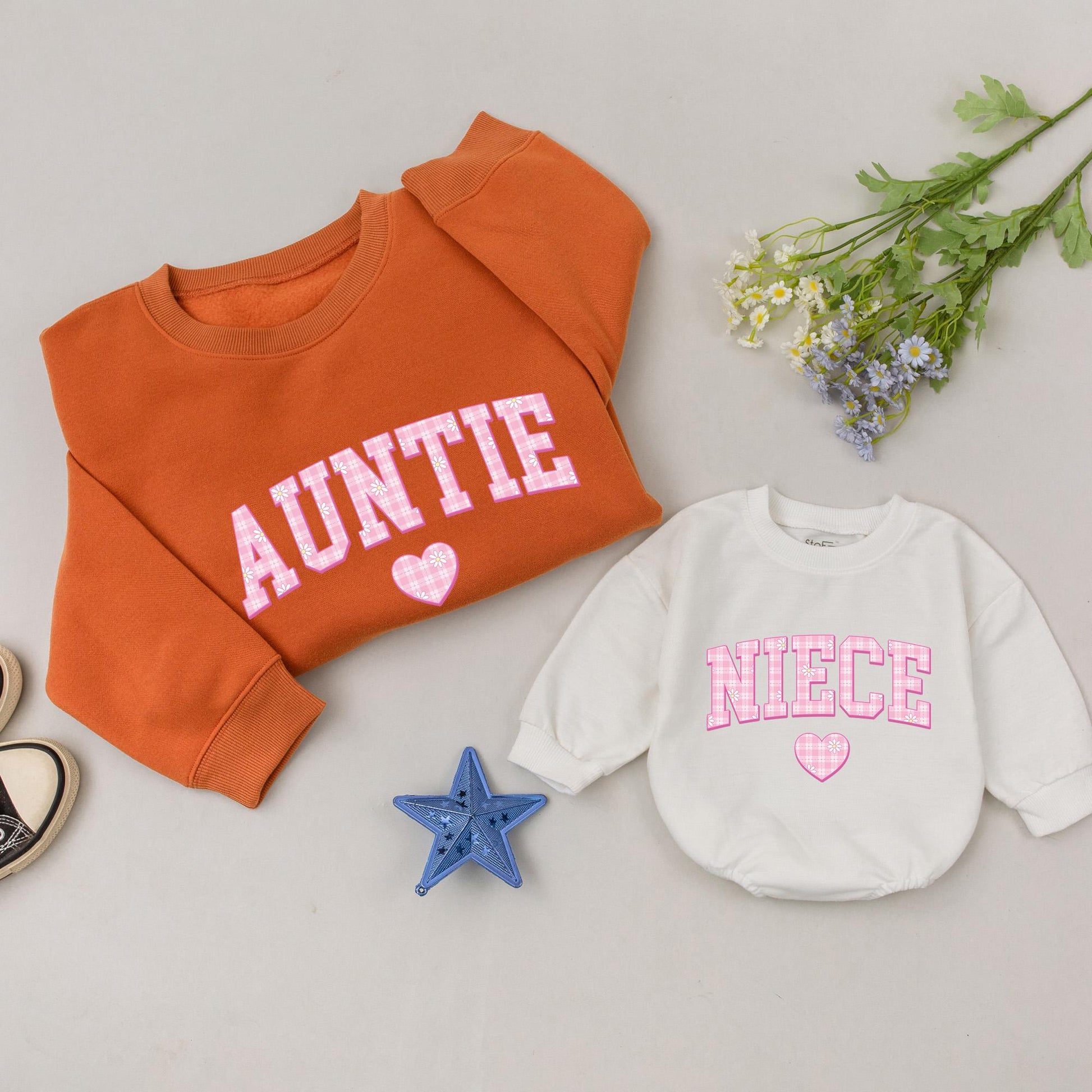 Matching Aunt and Niece Sweatshirts: Custom Gifts for Family Bonds  