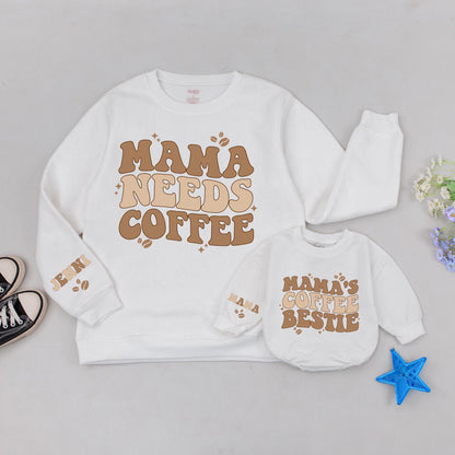 Mama and Mini Matching Sweatshirts, Family Outfits, Baby Shower Gift