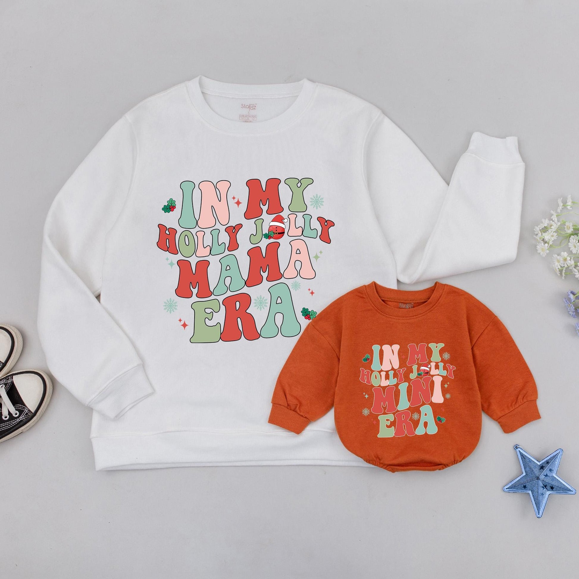 Matching Mama and Mini Xmas Sweaters: Family Holiday Outfits