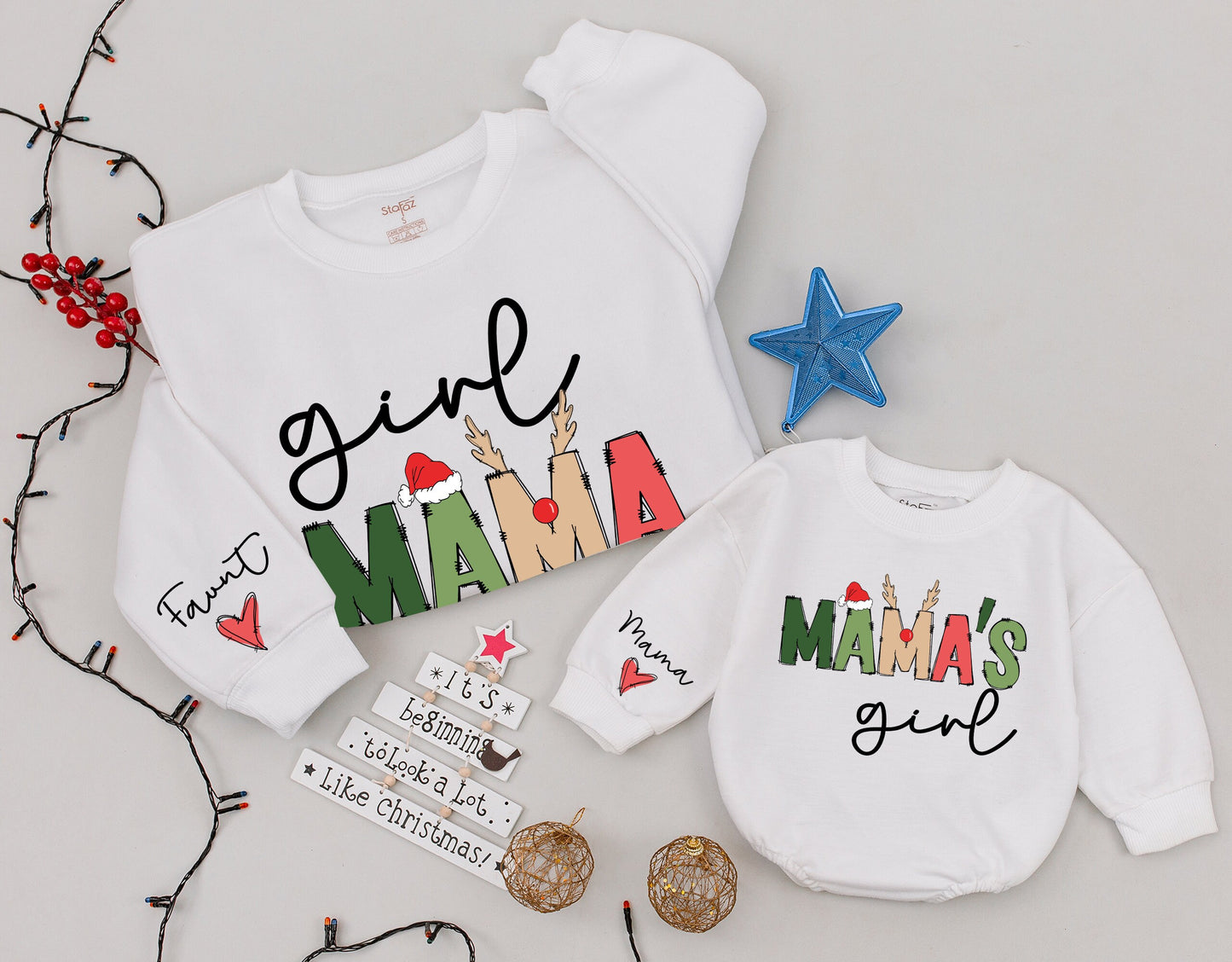 Mama & Mini Custom Sweatshirts: Personalized Gifts for Her & Baby