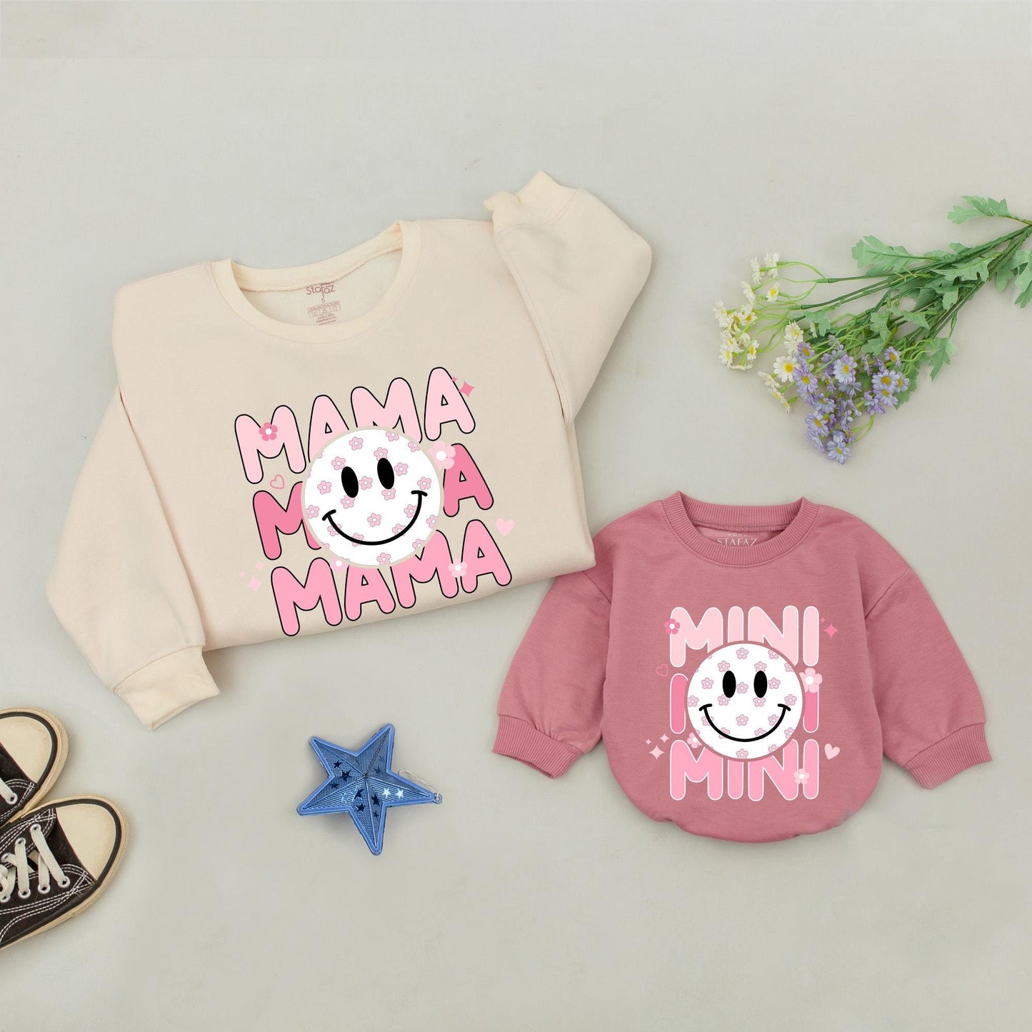 Cozy Mama & Mini Matching Sweatshirts, Perfect Baby Shower Gift