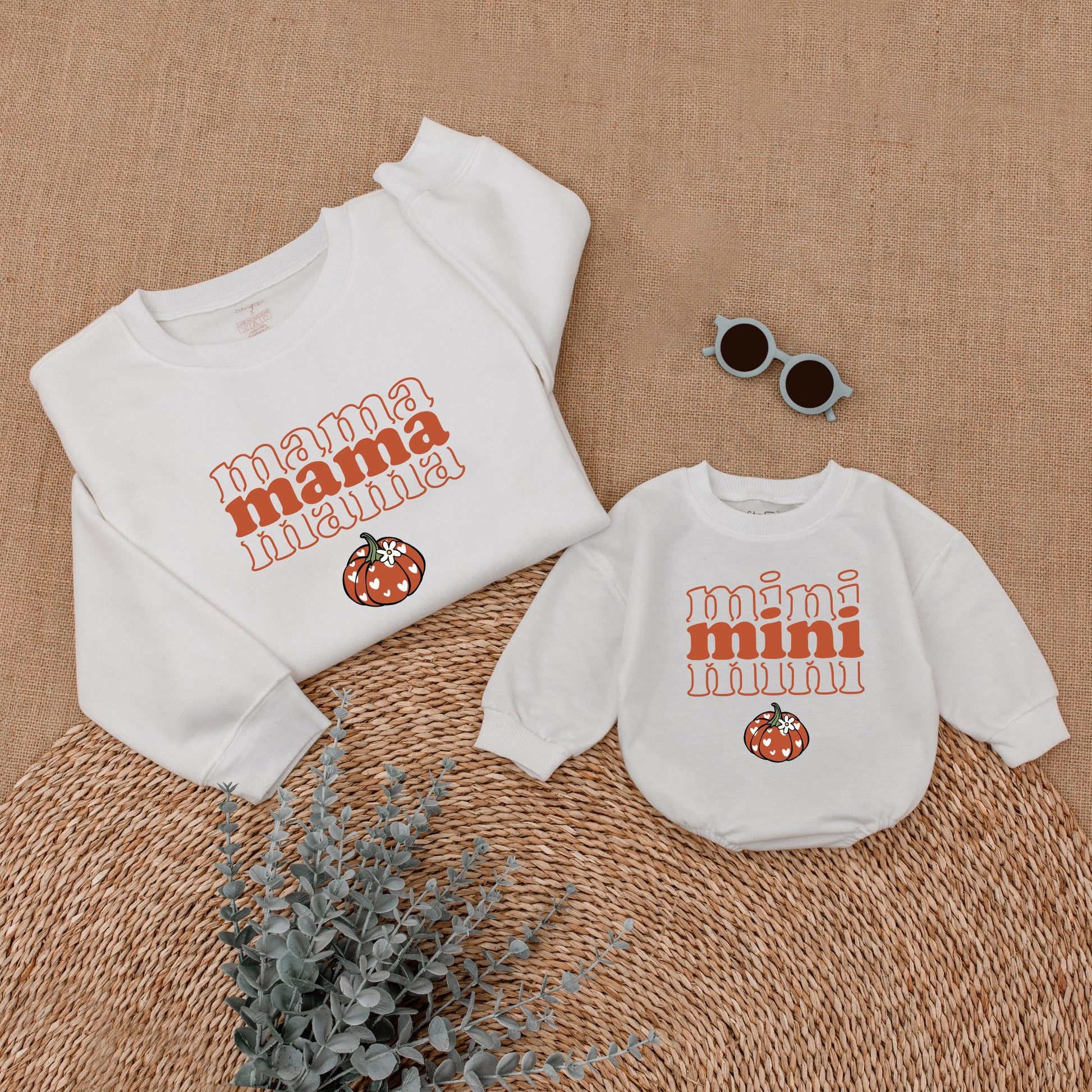 Matching Mama & Mini Pumpkin Sweaters - Cute Fall Family Outfit