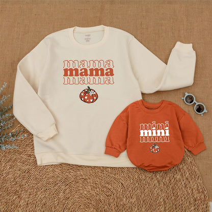 Matching Mama & Mini Pumpkin Sweaters - Cute Fall Family Outfit