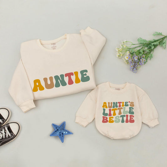 Auntie & Bestie Matching Sweatshirts: Unique Gifts for Family Bonding