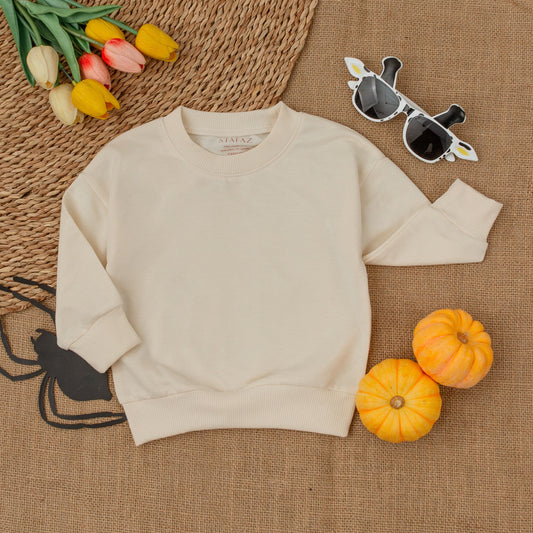 Toddler Thanksgiving Sweatshirt, Cute Fall Outfit Kid, Autumn Pumpkin Spice Clothes, 2T Label Inside Back Neck Minimalist Design, Baby Shower Gift 139