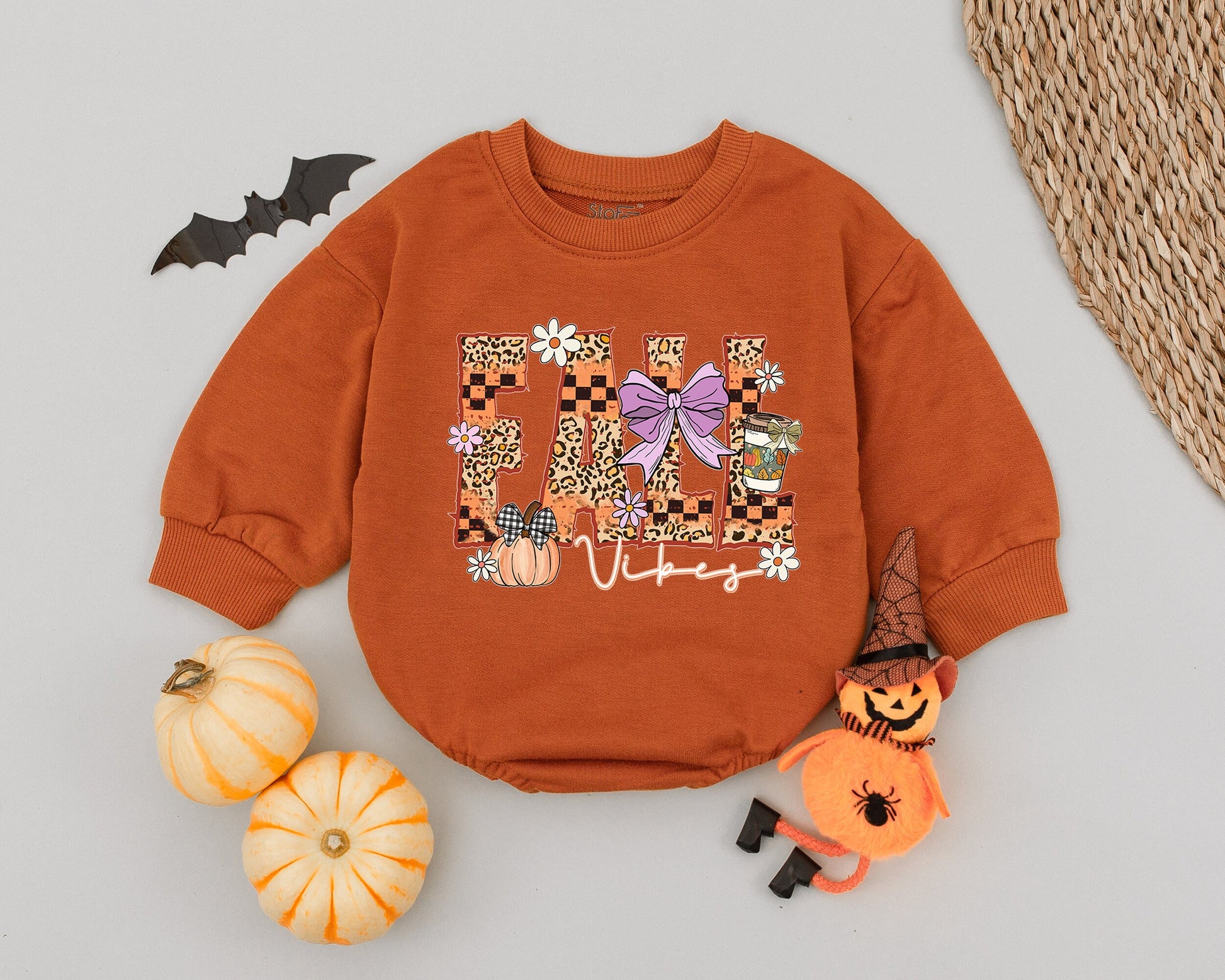 Pumpkin Spice Baby Romper - Cozy Fall Newborn & Toddler Outfit