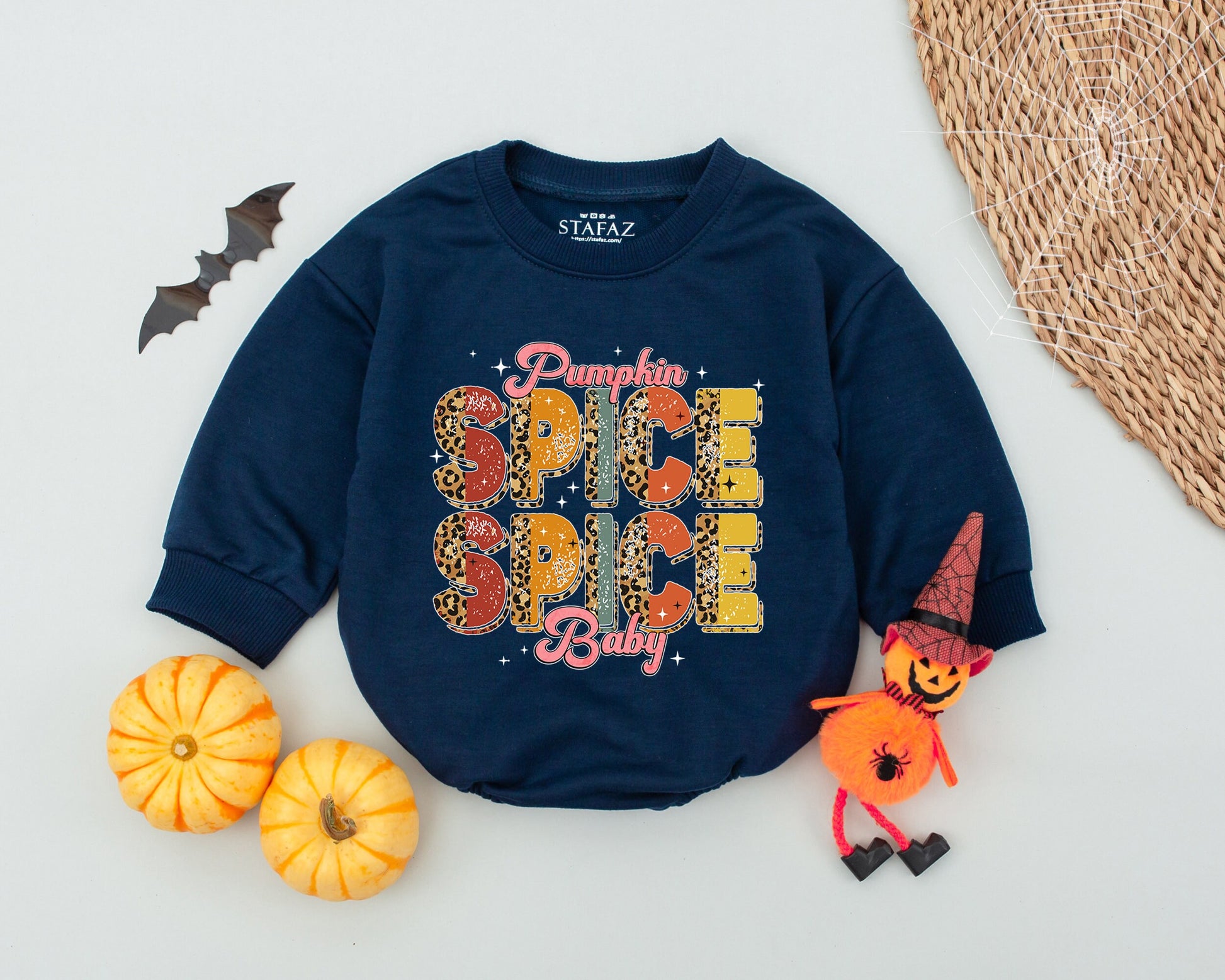 Cozy Pumpkin Spice Romper - Perfect Fall & Thanksgiving Baby Outfit  