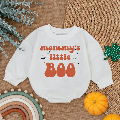 Spooky Babe Bubble Romper: Cute Halloween Bodysuit for Baby's First Fall