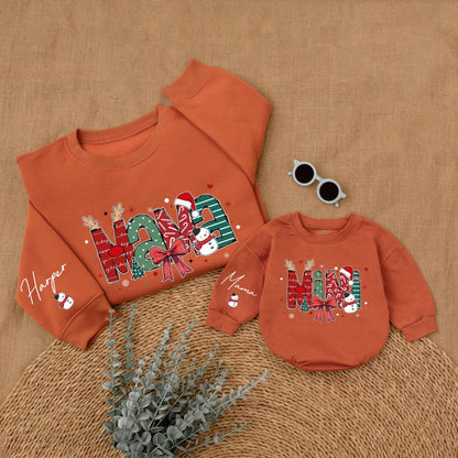 Mama & Mini Christmas Sweatshirts - Matching Family Holiday Outfits