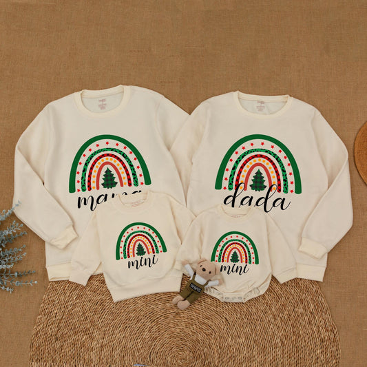 Matching Family Christmas Sweatshirts: Mommy & Me Holiday Style