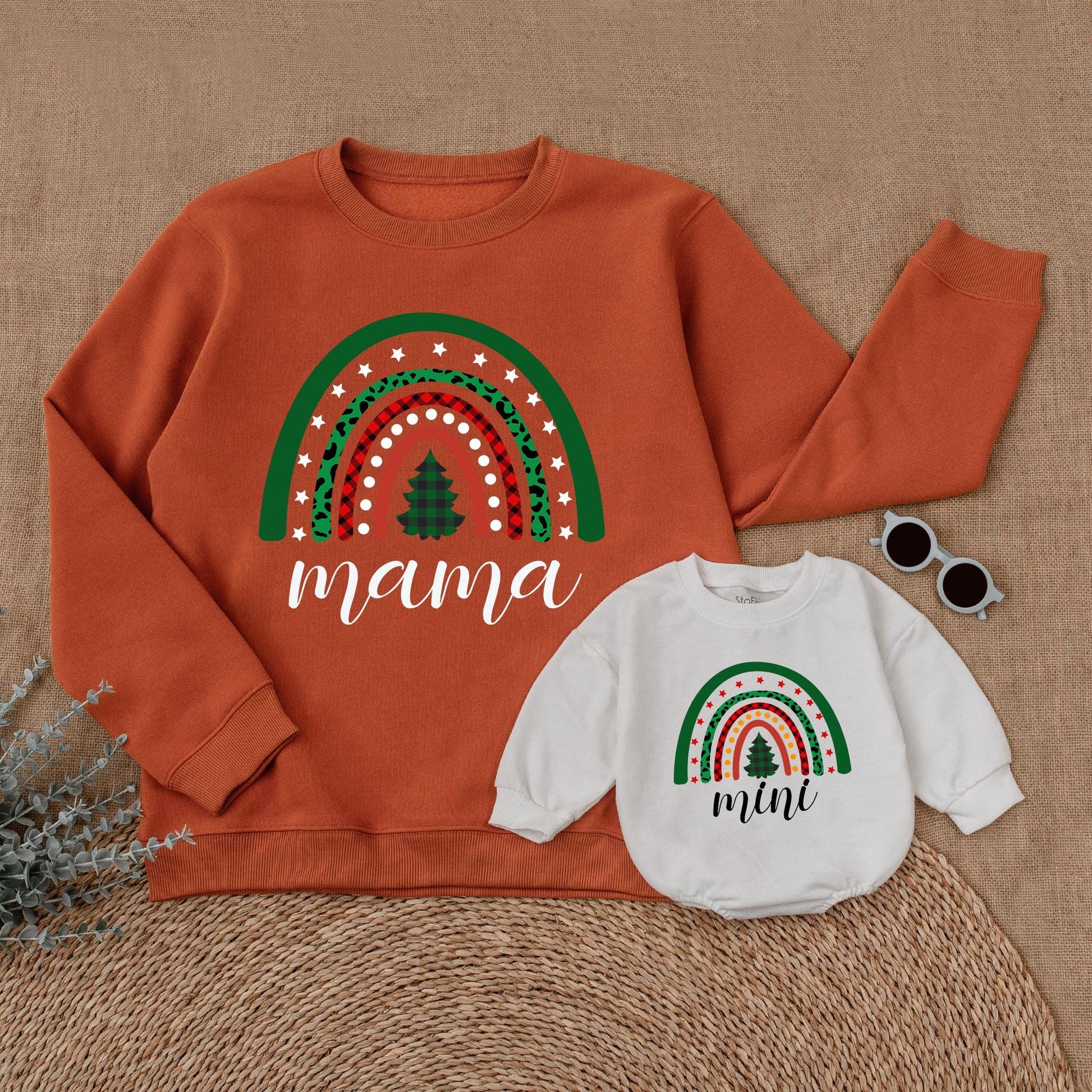 Matching Family Christmas Sweatshirts: Mommy & Me Holiday Style