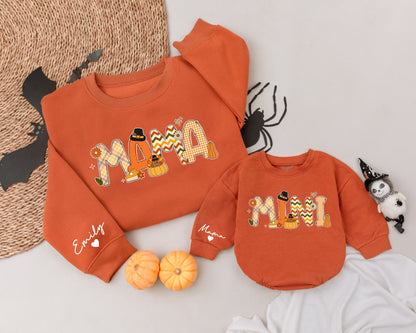 Matching Thanksgiving Sweatshirts for Family, Personalized & Retro Style