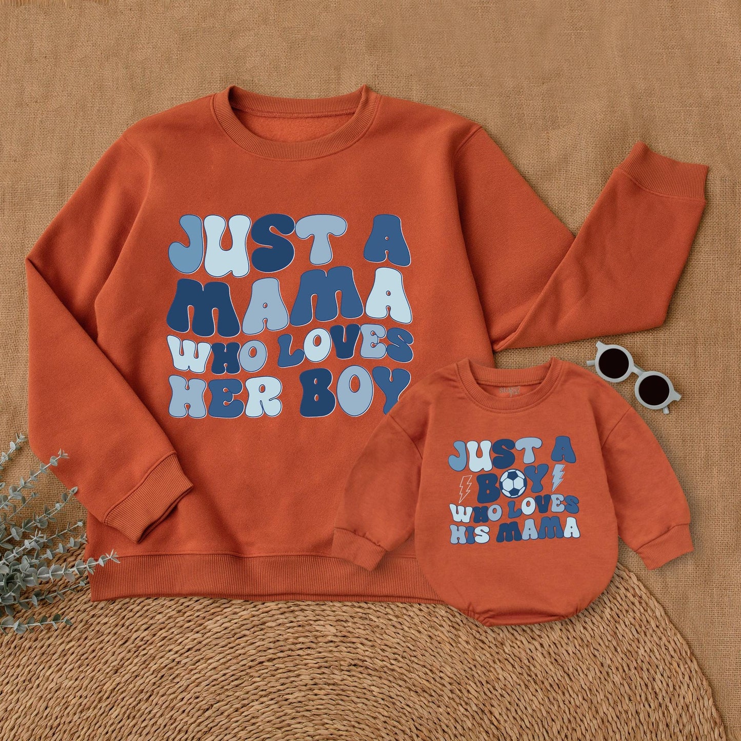 Matching Mama & Son Outfits, Mommy's Boy Romper, Mini Me Shirts