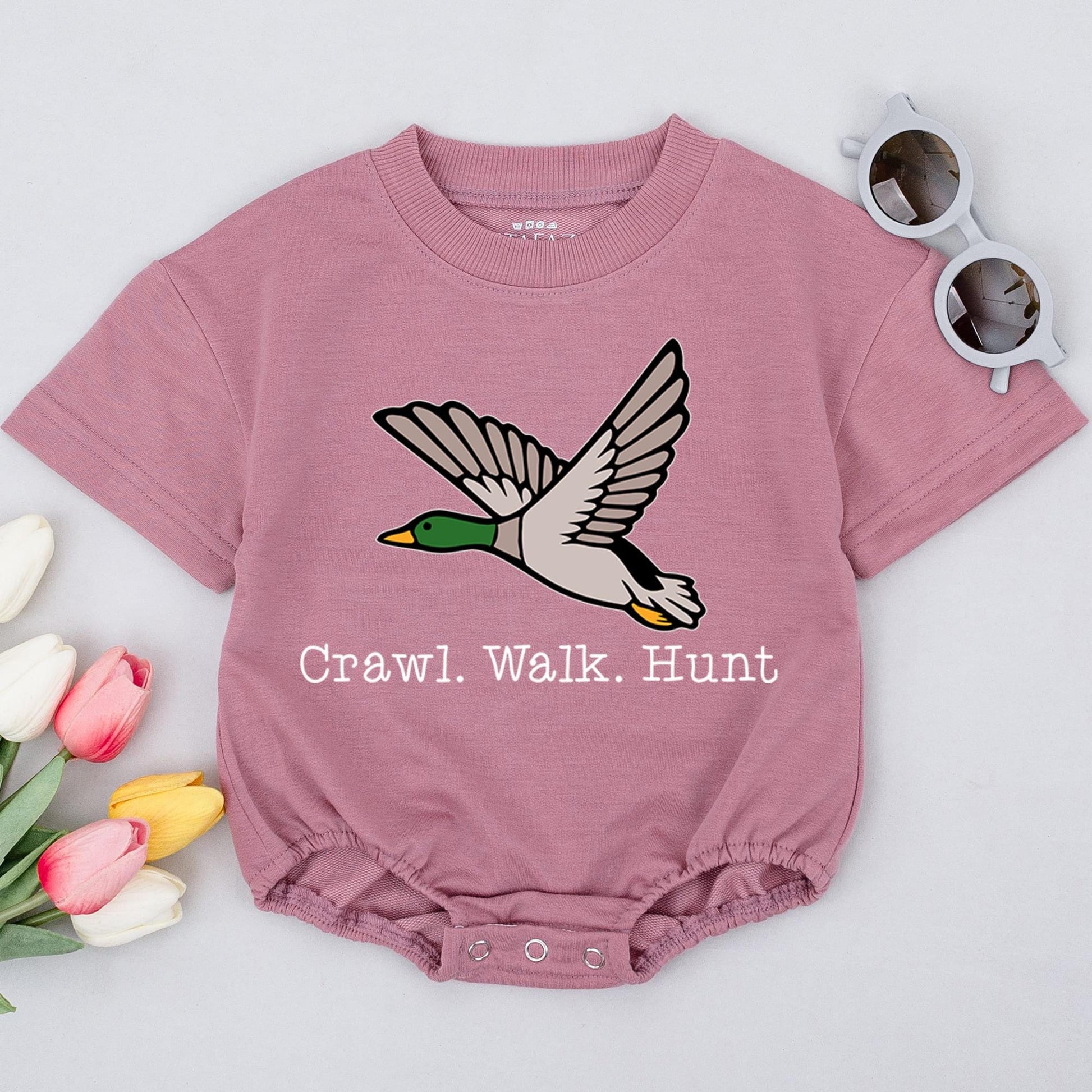Little Hunter Baby Romper: Duck Hunting Theme for Newborn Gift