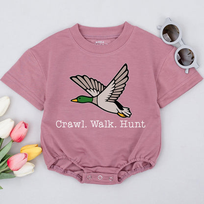 Little Hunter Baby Romper: Duck Hunting Theme for Newborn Gift