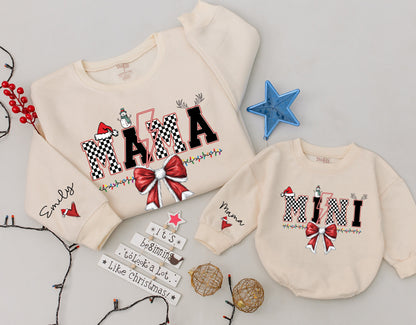 Mama and Mini Matching Christmas Outfit: Mom and Baby Holiday Wear