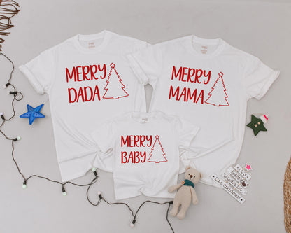 Personalized Retro Christmas Shirts, Matching Family Holiday Outfits