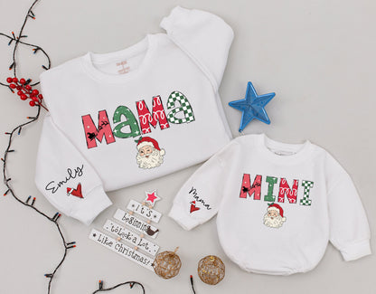 Cozy Mama & Mini Sweatshirt Set: Perfect Holiday Family Matching Outfits