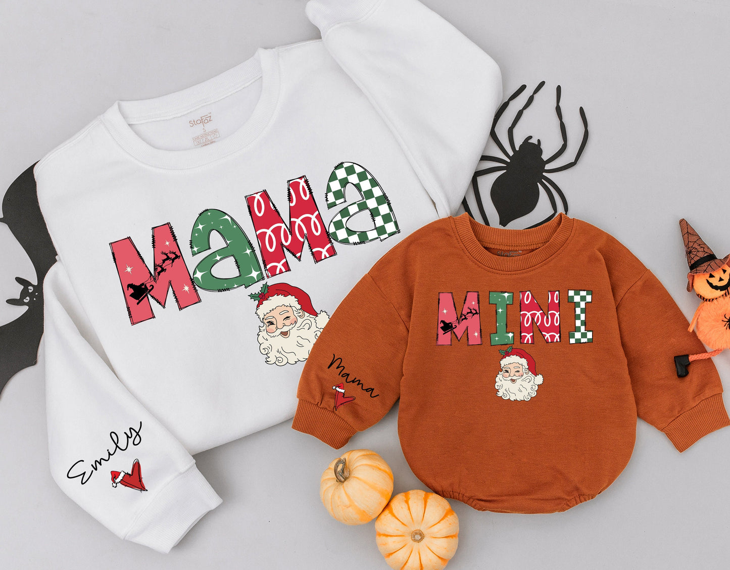 Cozy Mama & Mini Sweatshirt Set: Perfect Holiday Family Matching Outfits