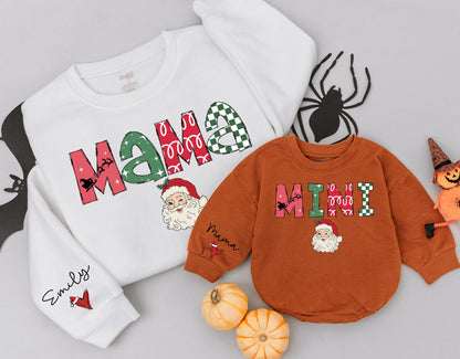 Cozy Mama & Mini Sweatshirt Set: Perfect Holiday Family Matching Outfits