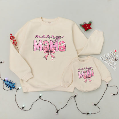 Festive Family Sweaters: Retro Xmas, Mom & Baby Matching Outfits